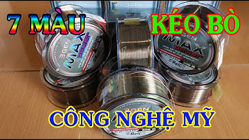 150K | Cước 7 Màu Công Nghệ Nhật Bản Siêu Mềm Mượt Chống Mài Mòn Cực Tốt Bao Kéo Bò