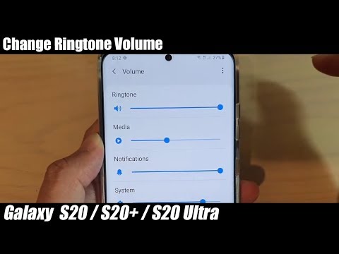 Galaxy S20/S20+: How to Change Ringtone Volume