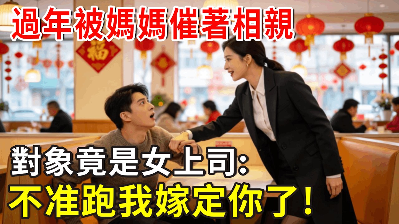 過年被媽媽催著相親，對象竟是女上司:不准跑我嫁定你了!#总裁 #爽文