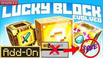 I downloaded 495 coins Lucky Block Evolved add-on FREE😲 | How to Download Lucky Block Evolved Free 💯
