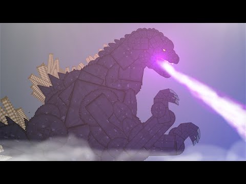 Heisei Godzilla In People Playground