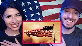 British Couple React To The Star Spangled Banner As You've Never Heard It