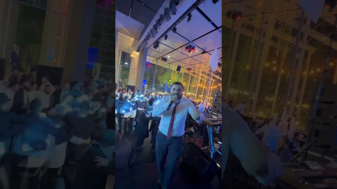 תקציר מחתונה שמחה במיוחד עם הזמר אליסף חפץ 🔥 #זמר #music #חתונהחסידית