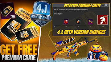 Upgraded Scar-L Skin In Premium Crate ? 4.1 Beta Version Upgraded Guns New Changes And Expected Guns