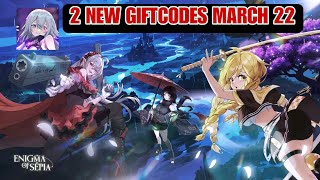 Enigma of Sepia & 2 New Redeem Codes March 22🎁🎁 - Free 2 Codes Enigma of Sepia March