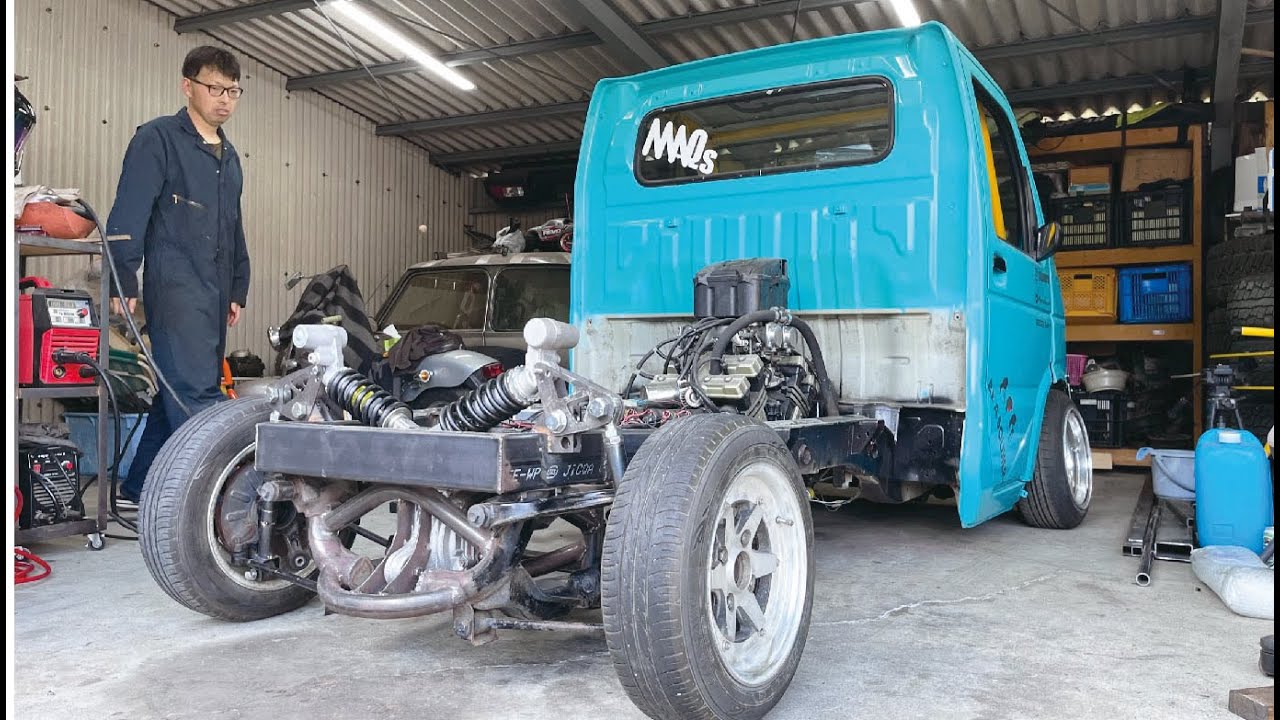 Сделать японский мини-грузовик с подвеской в стиле F1