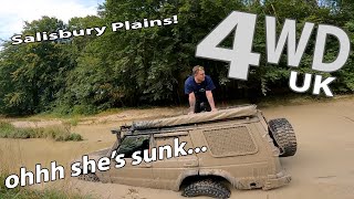 SALISBURY PLAINS | Stuck in the mud | Off Road/Green Lanes | Bog holes and broken trucks | 4WD UK