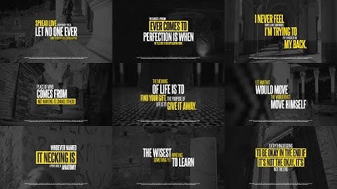 Dynamic Typography Pack Premiere Pro Templates