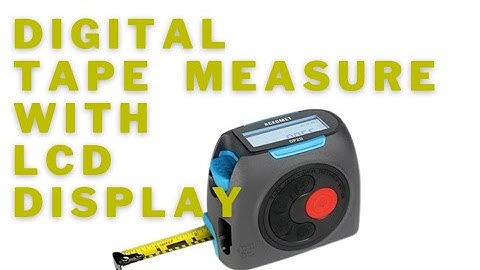 Digital Tape Measure with LCD Display