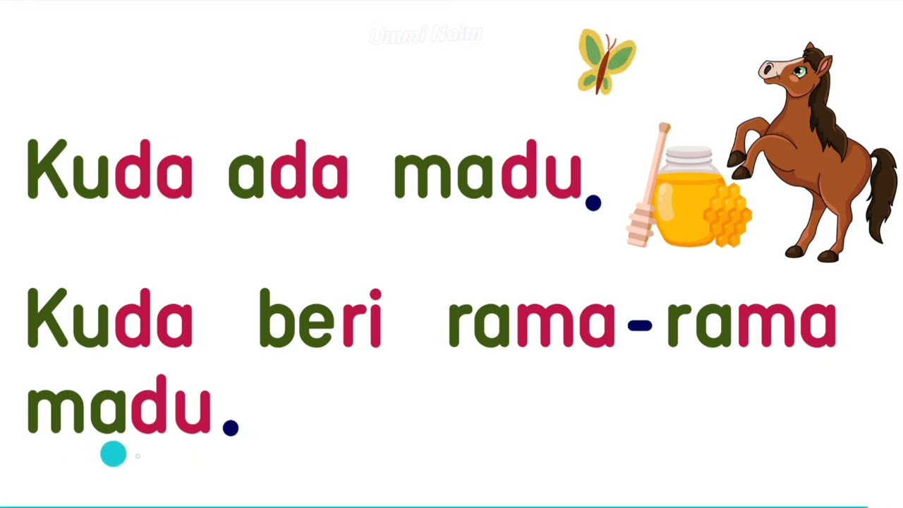 Membaca Cerita Pendek | Rama-rama & Kuda #bacacepat #bacalahsayangku #membacabm #bm #bahasamelayu