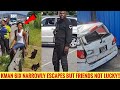 Breaking news kman 6ixx escape crying after friends get it brawling  car crashed