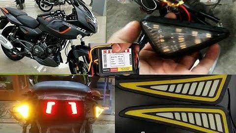 Pulsar 180f//pulsar 220f indicator modified Hazard Flasher installation...
