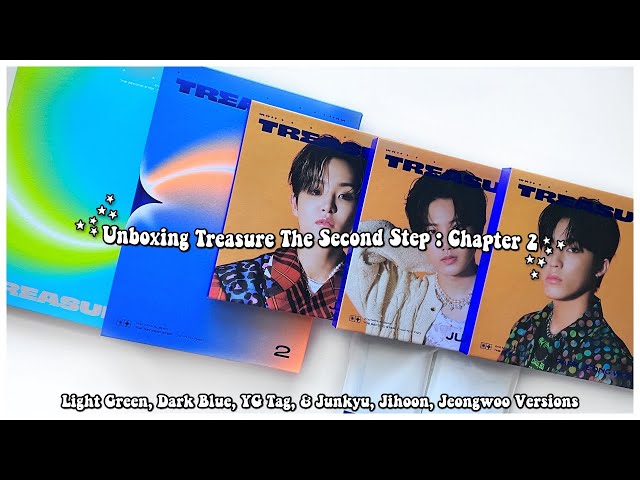 Unboxing Treasure's The Second Step: Chapter 2 ✰ Dark Blue, Light