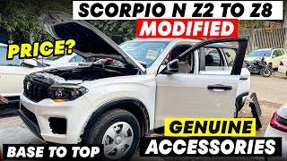 MAHINDRA SCORPIO N Z2 MODIFIED TO Z8 WITH PRICE ✅ SCORPIO N Z2 2025 ✅ SCORPIO N BASE TO TOP ✅