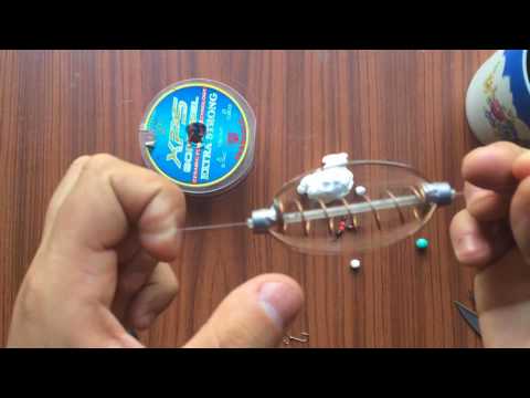 თევზაობა პენოპლასტის ბურთულაზე მონტაჟი