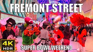 Fremont Street Las Vegas Walk  Feb 2024