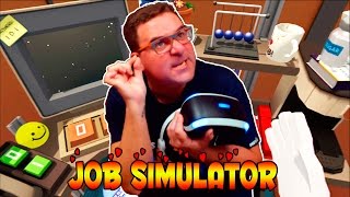 PIOR FUNCIONÁRIO DE ESCRITÓRIO DO MUNDO | JOB SIMULATOR PLAYSTATION VR PSVR