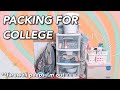 PACK WITH ME FOR COLLEGE (Pt. 1) | Moving to College Pt. 3