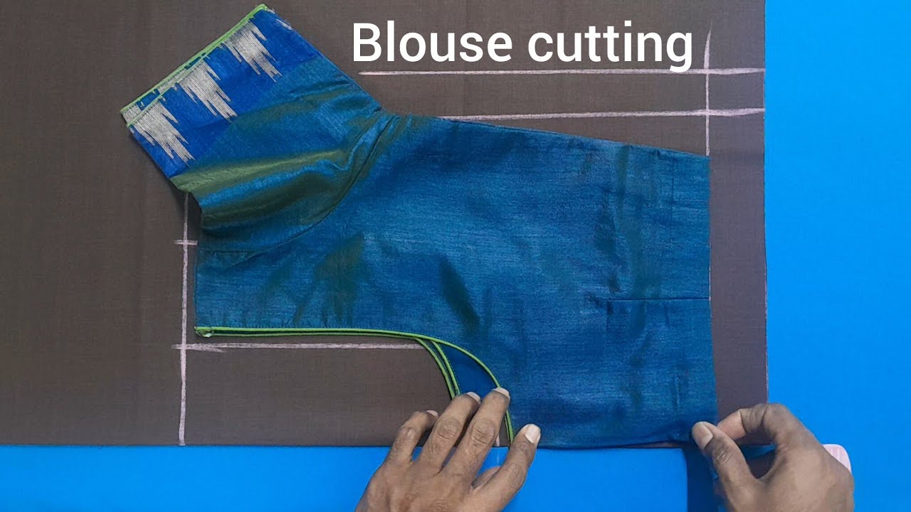 Blouse cutting/ armhole /neck /patti /side joint/ sleeve / step by step easy measurement method 