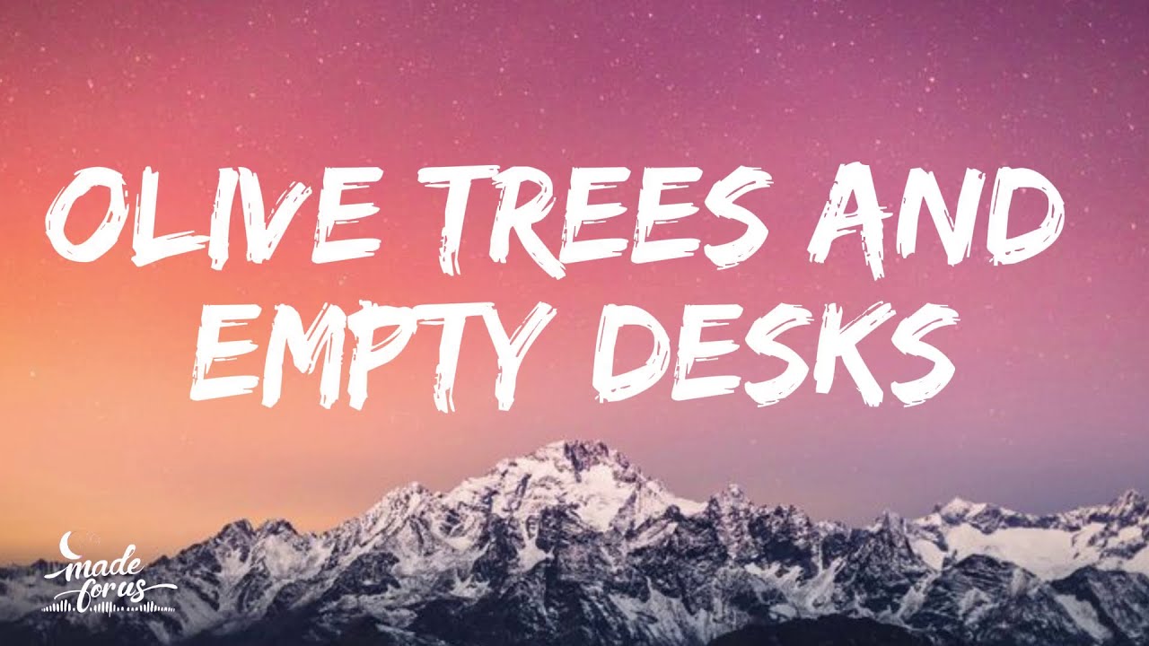 Olive Trees and Empty Desks (Lyrics Video) - Jayed | made for us