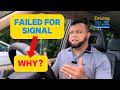 Signal on time or fail  learn when not to signal  failing for signalling