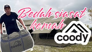 Riview bedah siasat coody tent model 13.6. kepaduan yg ternyata.