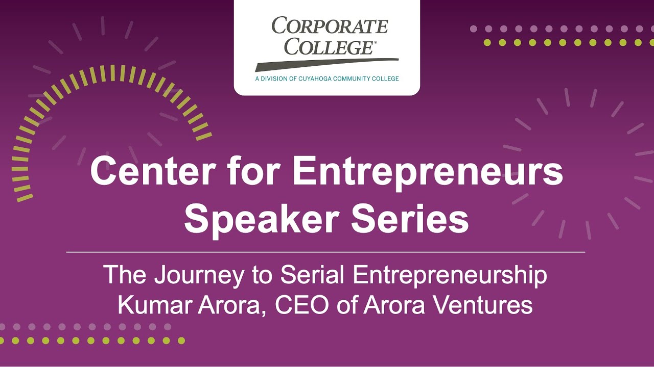 Tri-C Corporate College Speaker Series Corporate Conversations