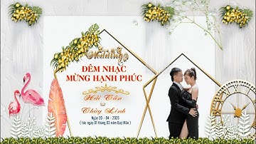 TRỰC TIẾP l ĐÊM NHẠC MỪNG HẠNH PHÚC l HẢI TÂN & THÙY LINH Tại Gia Đình Nhà Trai