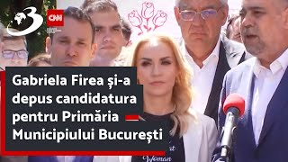 Gabriela Firea și-a depus candidatura pentru Primăria Municipiului București