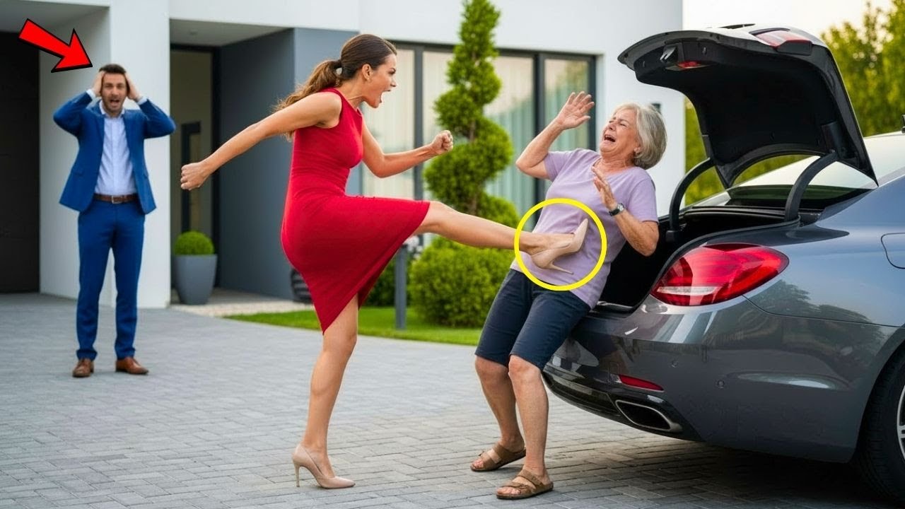 مِلْيُونِيرٌ يَعُودُ مُبَكِّرًا لِيَجِدَ زَوْجَتَهُ تَعْتَدِي عَلَى أُمِّهِ الْمُسِنَّةِ، حَتَّى...