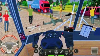 BUS SIMULATOR ULTIMATE 🚔🚘 SCARY COACH BUS ACCIDENT IN CITY👮🚖-CAR GAMES ANDROID IOS AND MOBILE GAMES screenshot 5