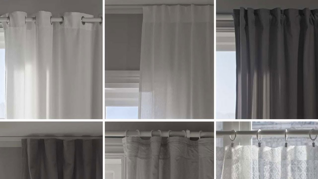IKEA Vorhänge & Gardinen richtig aufhängen YouTube