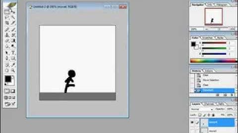Short Walk Animation In Adobe Photoshop And Image Ready Part 1