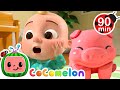 Piggy Bank Song 🪙 | CoComelon 🍉 | 🔤 Subtitled Sing Along Songs 🔤 | Cartoons for Kids