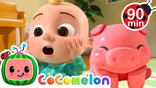 Piggy Bank Song 🪙 | Cocomelon 🍉 | 🔤 Subtitled Sing Along Songs 🔤 | Cartoons For Kids
