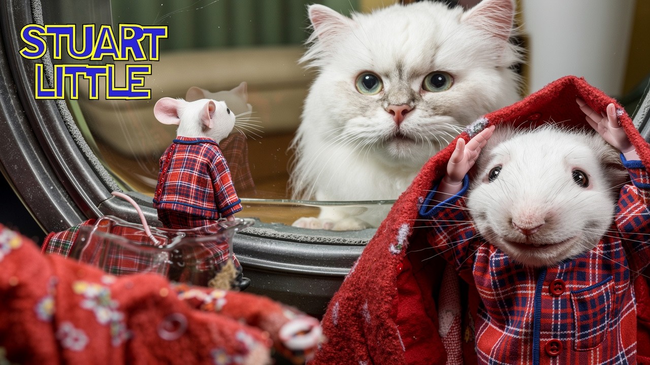 Snowbell ने Stuart को Washing Machine में बंद कर दिया | Best Movie Scene | Geena Davis |