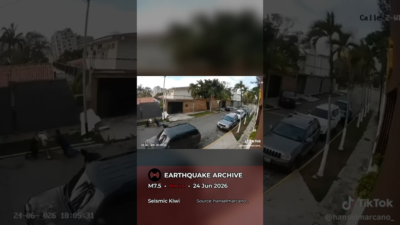 High-Rise Collapses During M7.5 Venezuela Earthquake 🇻🇪