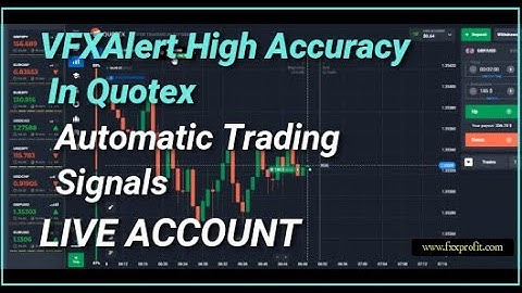 VFXAlert High Accuracy In Quotex - Automatic Trading Signals - Live Account Trading Proof