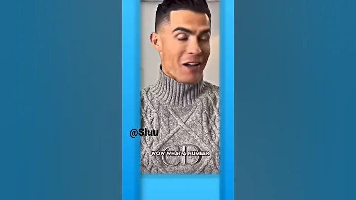 RONALDO LOVES TO SAY SIUUU!😈