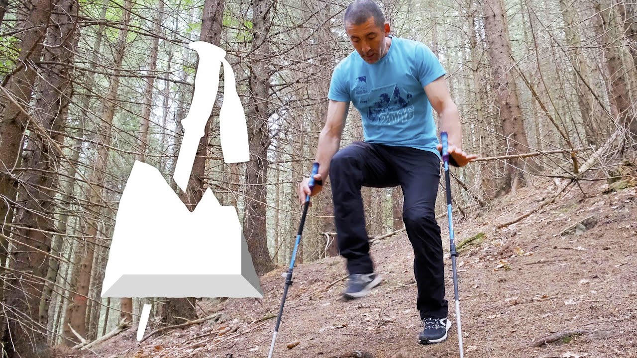 Coborarea cu bete pe trasee montane. Sunt utile aici betele?