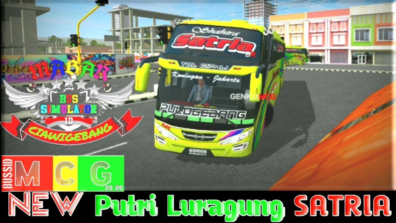 MABAR BUSSID Ciawigebang (MCG) || Livery Putri Luragung ...