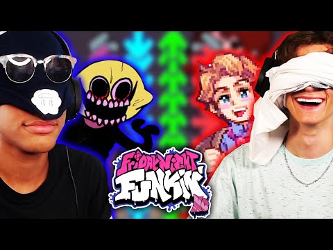 Friday Night Funkin' But It's Multiplayer and Blindfolded