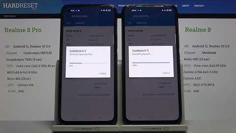 Realme 8 Pro vs Realme 8 - Geekbench 5 GPU Vulkan