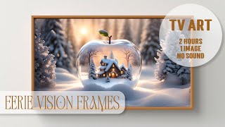 🍎❄️ Enchanting Crystal Apple Village Screensaver 🏡✨ screenshot 4