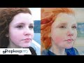 How to Paint Portraits using Watercolour (at speed) w/ Amanda Webster, England