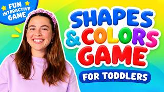 Learn Shapes and Colors - Interactive Game for Toddlers!