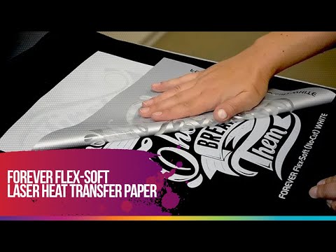 FOREVER Flex-Soft (No-Cut) laser heat transfer paper