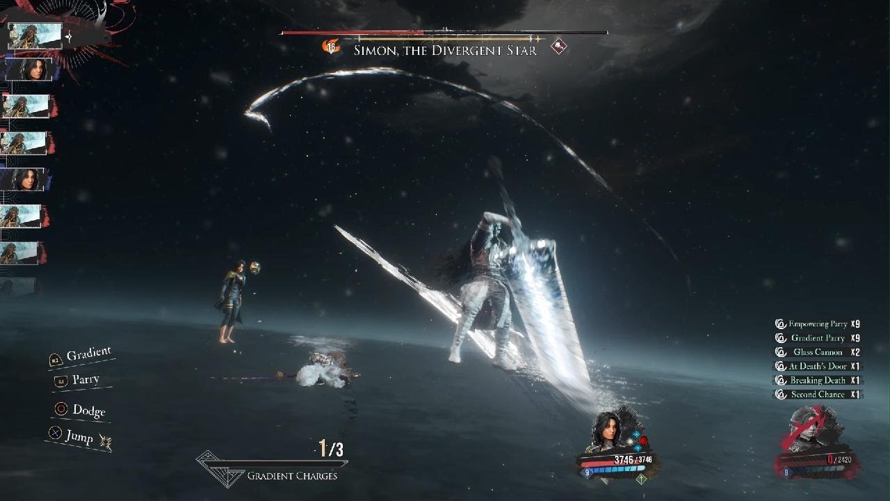 Finally beating Simon The Divergent Star in Claire Obscure Expedition 33