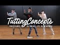 How to do tutting concepts ft slim boogie  dance tutorials  steezyco