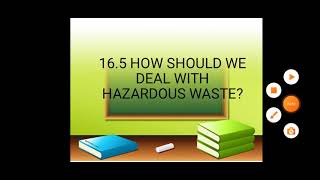 Solid and Hazardous Waste